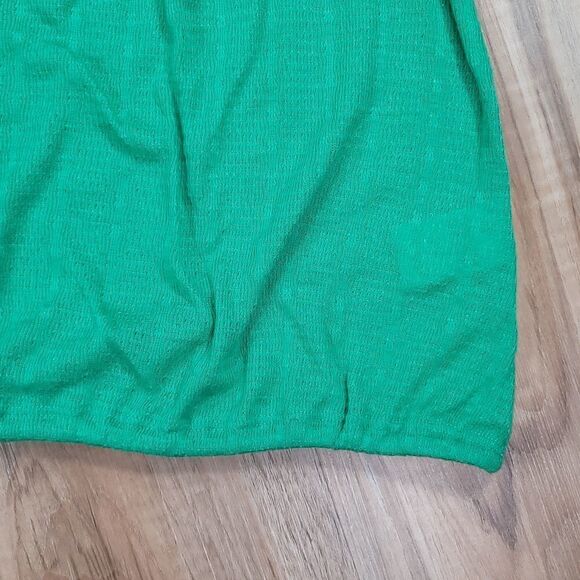 🔹️Free People Green Cinched Sleeveless Top Medium - Picture 6 of 10